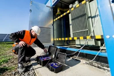 Industriell elinstallation i fabriksmiljö